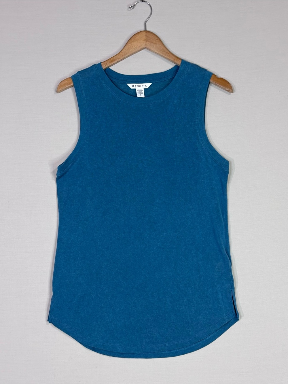 Athleta Breezy Tank Camisole Blue Modal Blend Sleeveless Luxe Essential